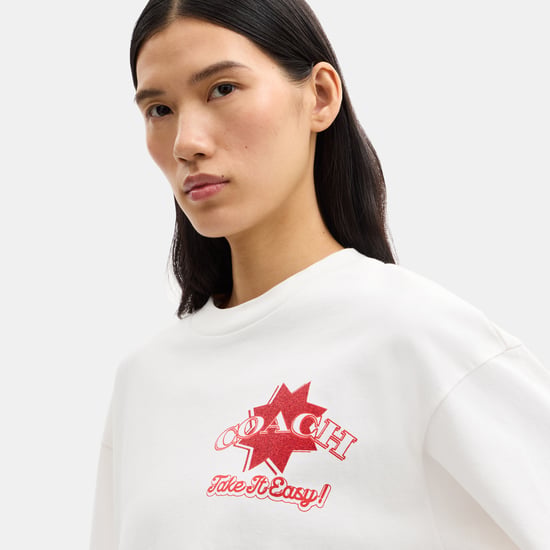 Pizza Relaxed T-Shirt In Organic Cotton - Image 4