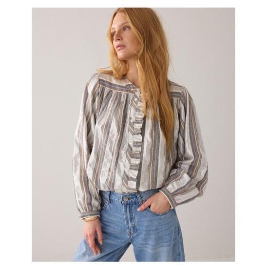 Summum Blouse silver stripe 2s3416-12422 - Image 3