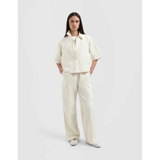 Olaf Hussein Cotton linen cargo pants cargo w210401 - Image 5