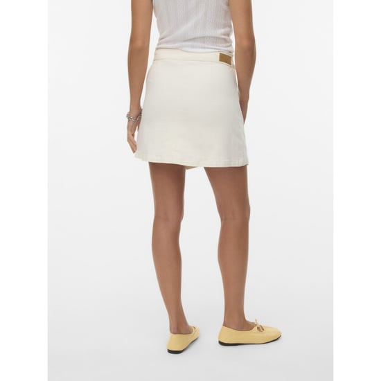 Vero Moda vmwild bella mr short wrap clr skir 10342104 snow white - Image 3
