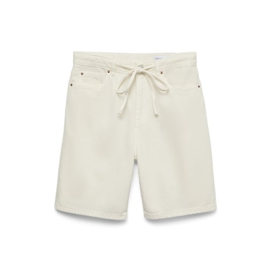 Vero Moda Vmvilla mr bermuda dnm shorts mix ecru - Image 1