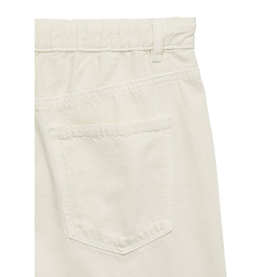 Vero Moda Vmvilla mr bermuda dnm shorts mix ecru - Image 4