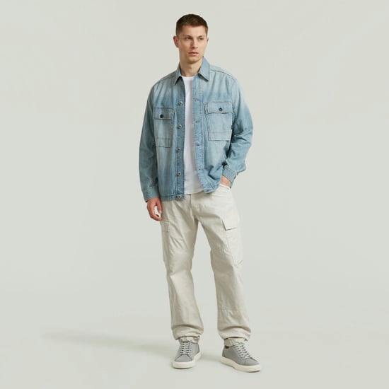 G-Star mosa overshirt d26462-d953 j059 vintage sandstorm - Image 3
