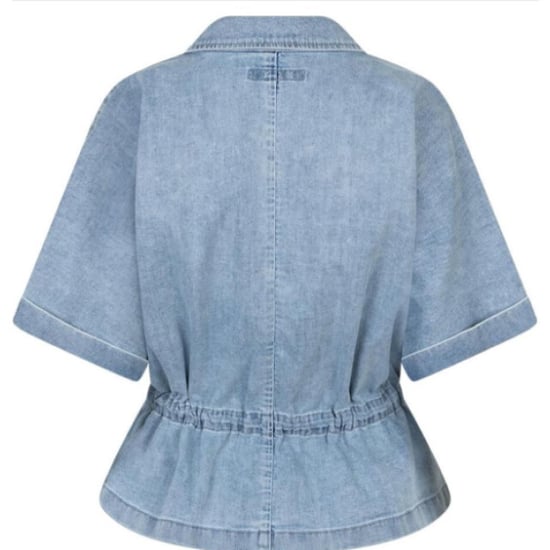 Red Button Drew drawstring denim light stone - Image 3