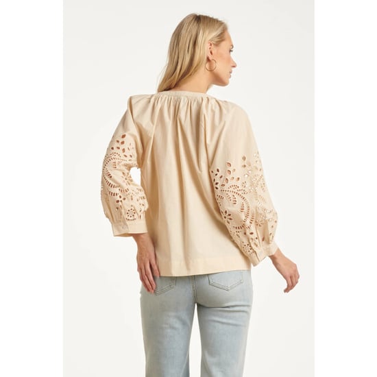 Smashed Lemon Blouse met broderie pofmouw detail | - Image 2