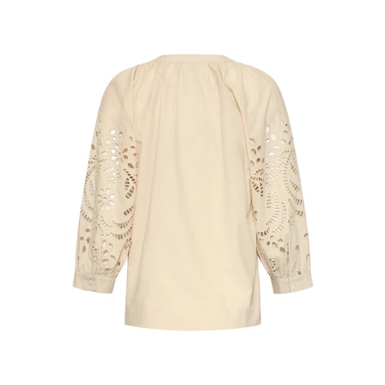 Smashed Lemon Blouse met broderie pofmouw detail | - Image 3