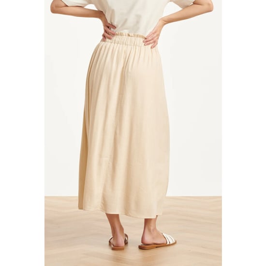 Smashed Lemon Dames rok met elastische taille en midi lengte | - Image 6