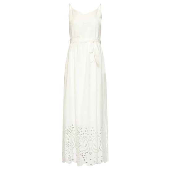 Smashed Lemon Off maxi jurk met broderie en ceintuur | - Image 3