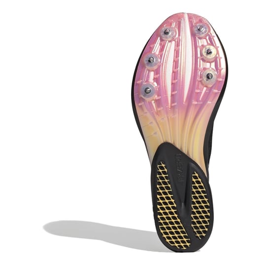 Men's adidas Adizero Avanti Running Spikes Unisex Adults in Black/Spark - Image 6