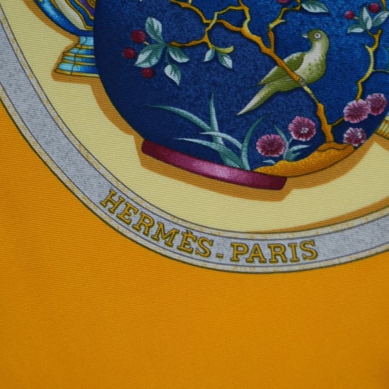 Vintage zijden sjaal van Hermes, Carré 90 - Image 2