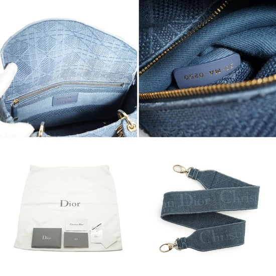 Dior Denim - Jeans Handbag Lady Dior - Image 6