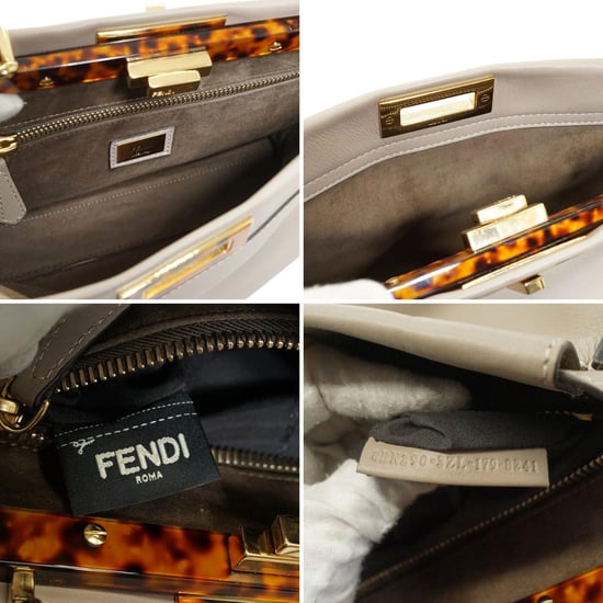 Fendi leren handtas Peekaboo - Image 6