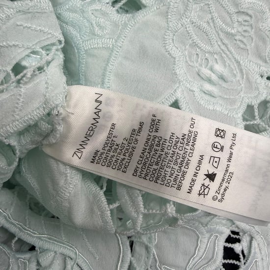 Zimmermann Natura Höghalsad Spetsblus i Mintgrön Polyester - Image 5