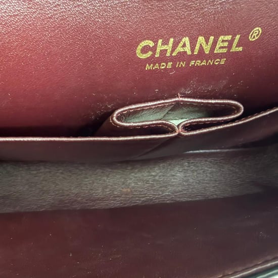 Chanel Medium Classic Double-Flap Shoulder Bag in Black Lamb Leather - Image 6