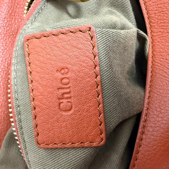 Chloé Medium Marcie Crossbody Bag in Orange Leather - Image 6