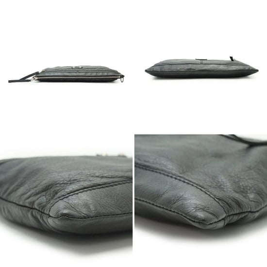 Balenciaga leren clutch met clipsluiting - Image 3