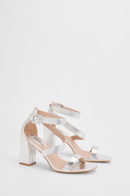 Faith: Phoebe Strap Block High Heel Sandals - Image 1
