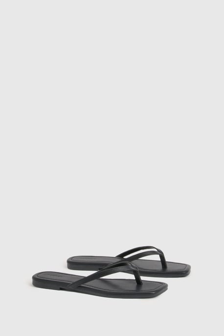 Wide Fit Square Toe Flip Flops - Image 3