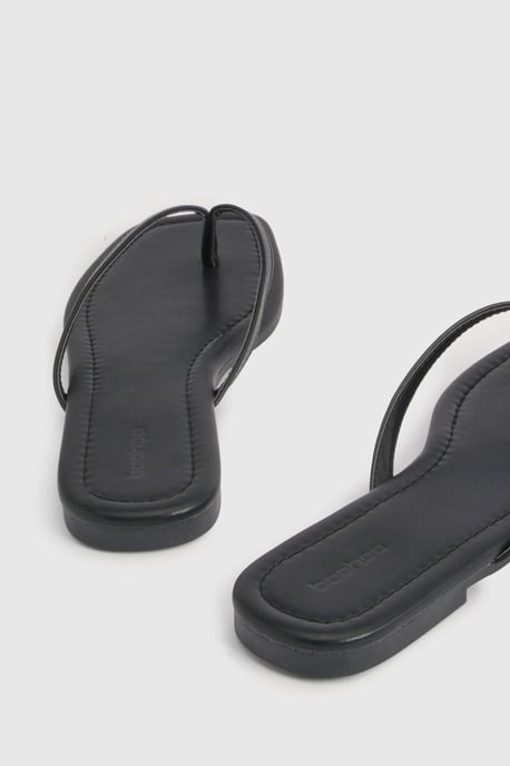 Wide Fit Square Toe Flip Flops - Image 4