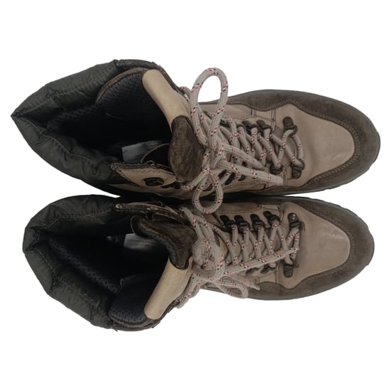 Moncler Lace-Up Hiking Boots in Brown Leather and Suede - Image 5