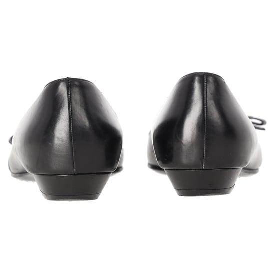 Dior Pointed Toe Ballet Flats in Black Leather - Image 3