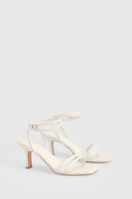 Wide Fit Double Strap Mid Height Heels - Image 3