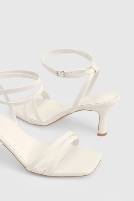 Wide Fit Double Strap Mid Height Heels - Image 6