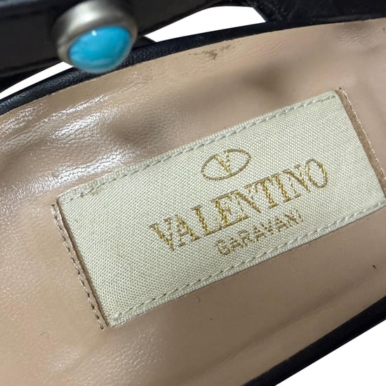 Valentino Garavani Rockstud Rolling pumps in zwart - Image 6