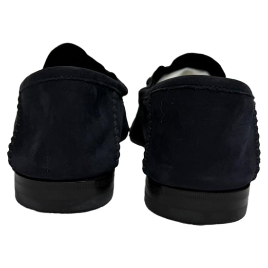 Gucci 1953 Horsebit Convertible Loafers in Navy Blue Suede - Image 3