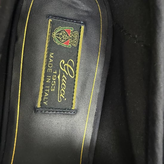 Gucci 1953 Horsebit Convertible Loafers in Navy Blue Suede - Image 6