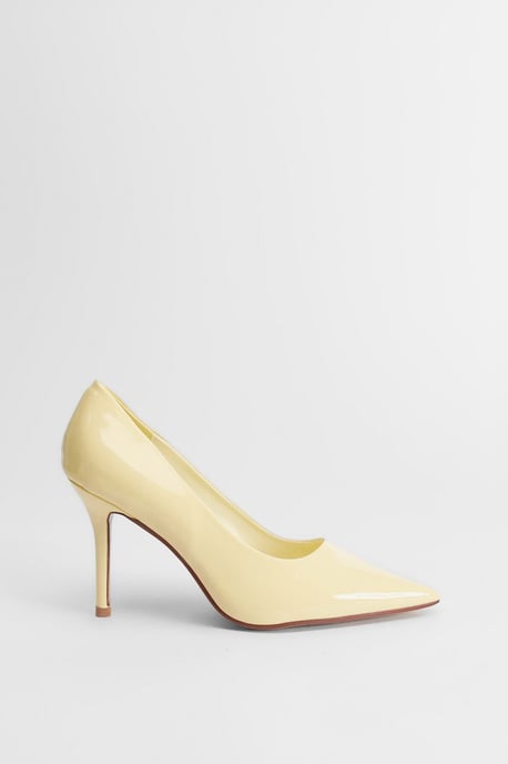 Sidnie Faux Leather Stiletto High Heeled Court Shoes - Image 2