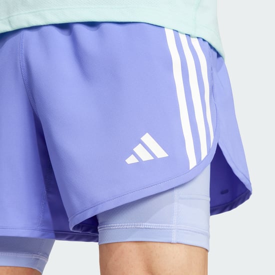 Own the Run 3-Stripes 2-in-1 Shorts - Image 5