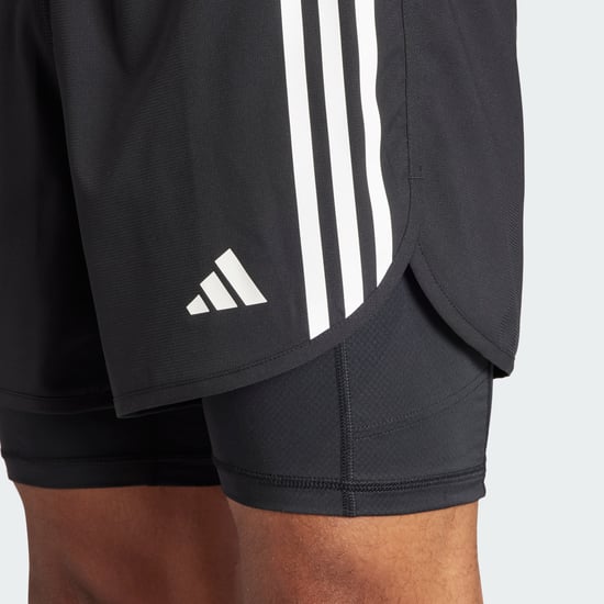 Own the Run 3-Stripes 2-in-1 Shorts - Image 4