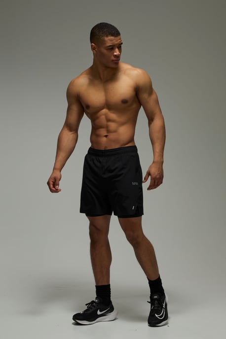 Man Active Perforated 2 in 1 Shorts - Image 4