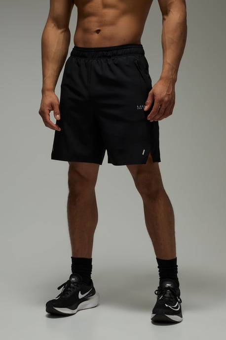 Man Active Perforated 7inch Shorts - Image 1