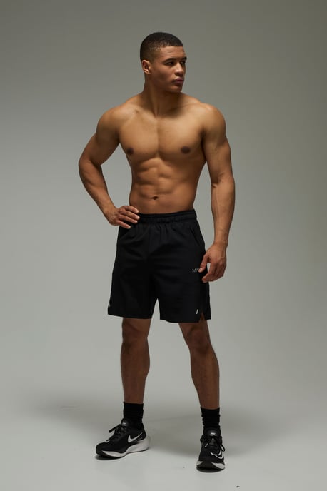 Man Active Perforated 7inch Shorts - Image 4