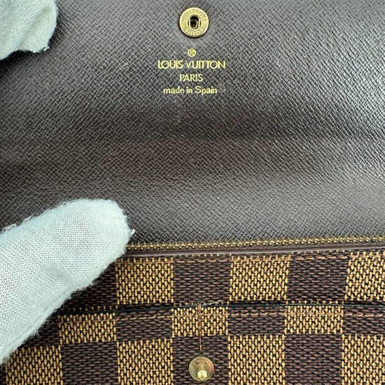 Louis Vuitton Vintage stoffen portemonnee Sarah - Image 5