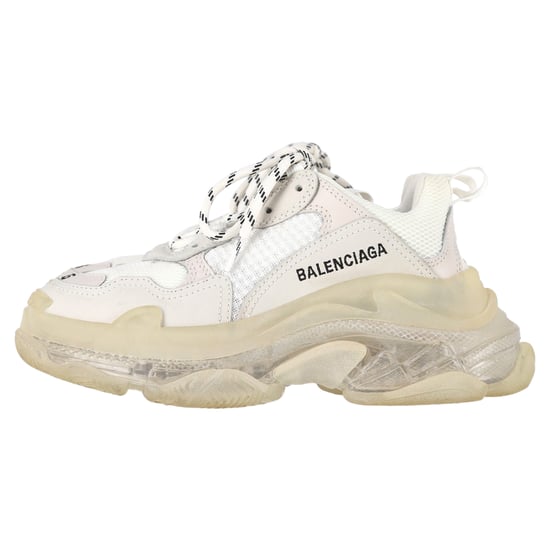 Balenciaga Triple S sneakers met transparante zool in wit polyester - Image 4