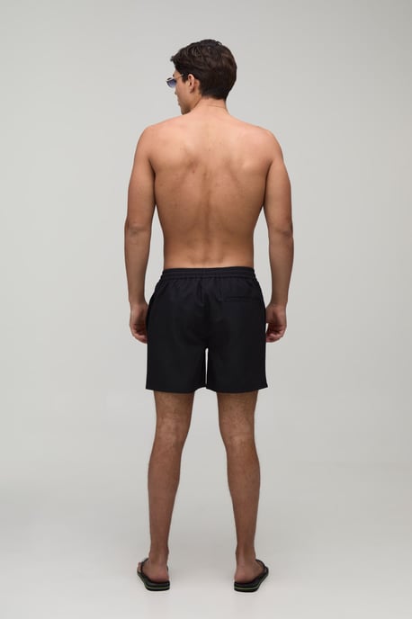 Sticker Print Mid Length Swim Short - Image 2