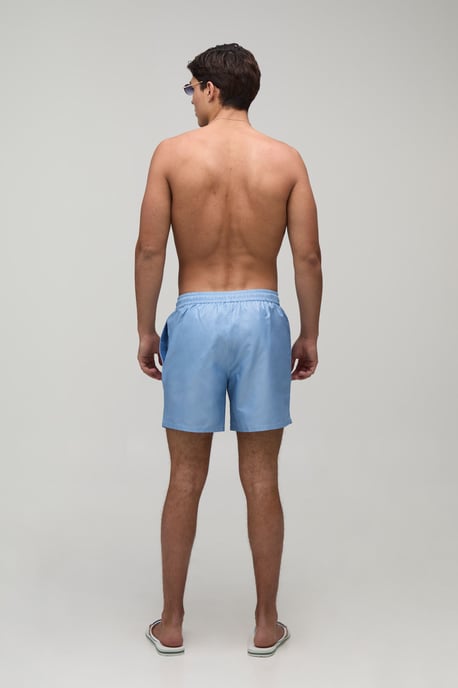 Sticker Print Mid Length Swim Short - Image 2