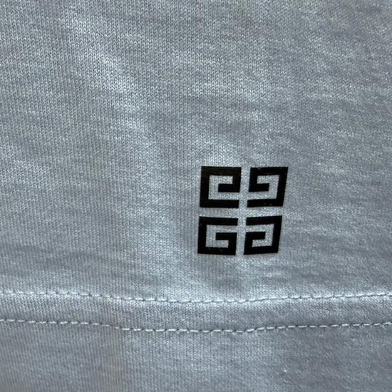 Givenchy Adelaar Logo-Print T-Shirt in Blauw Katoen - Image 4