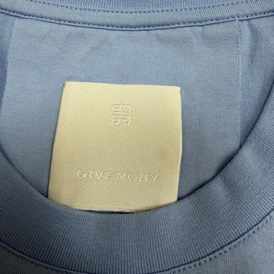 Givenchy Adelaar Logo-Print T-Shirt in Blauw Katoen - Image 5