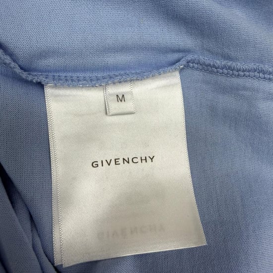 Givenchy Adelaar Logo-Print T-Shirt in Blauw Katoen - Image 6