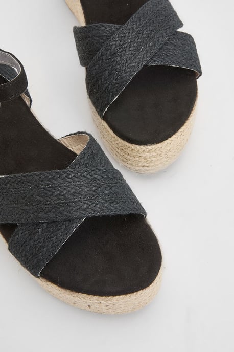 Faith: Olivia Open Toe Platform Espadrille Wedge Sandals - Image 3
