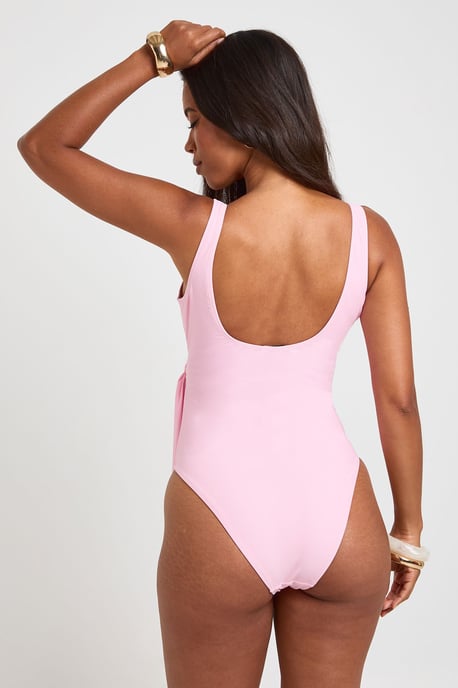 Tummy Control Wrap Detail Swimsuit - Image 2