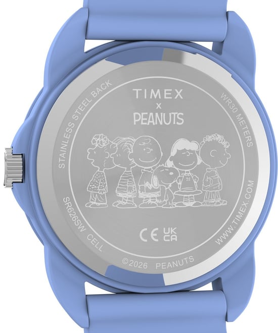 Timex Peanuts Time Teacher Child's Blue Watch TW2Y51100 - Image 3