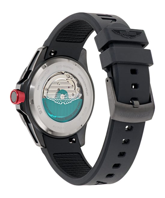 Aston Martin Thrill Rim Heren Zwarte Horloge MTRR1F502 - Image 2