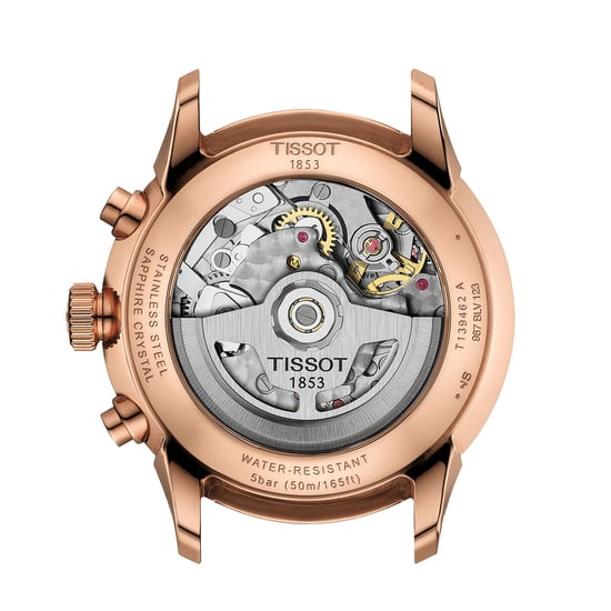 Tissot Chemin Des Tourelles Heren Horloge Bruin T1394623629800 - Image 3