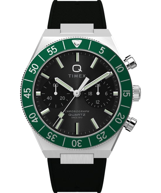 Timex Q Timex Continental Heren Horloge Zwart TW2Y56100 - Image 1