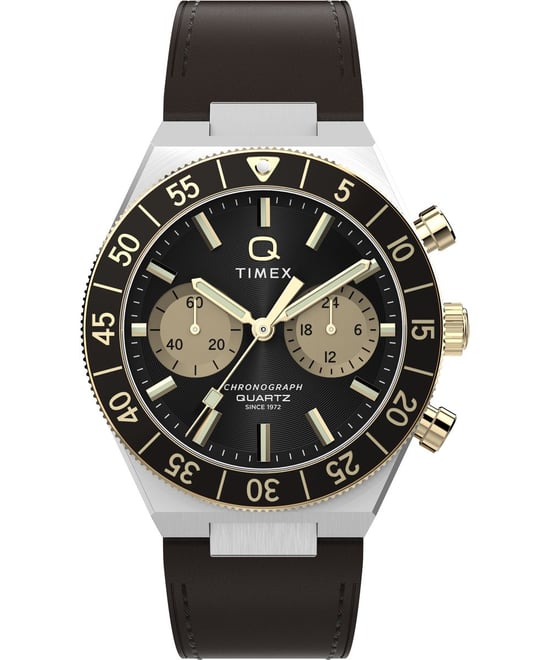 Timex Q Timex Continental Men's Brown Watch TW2Y56000 - Image 1